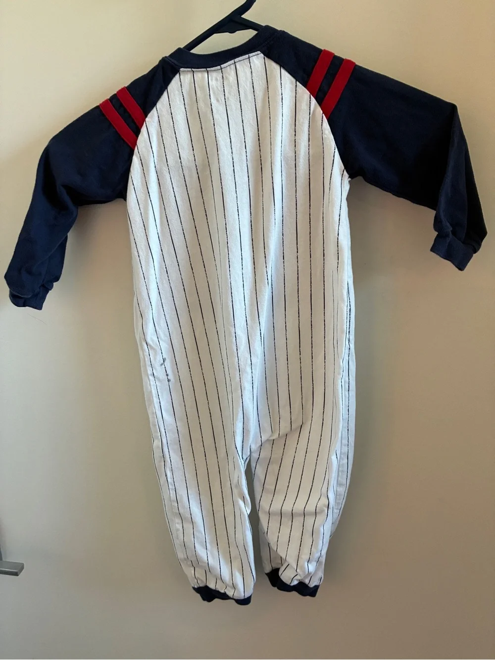 Carter's Navy, White & Red Baseball '36' Sleep Romper Baseball Lifestyle 101